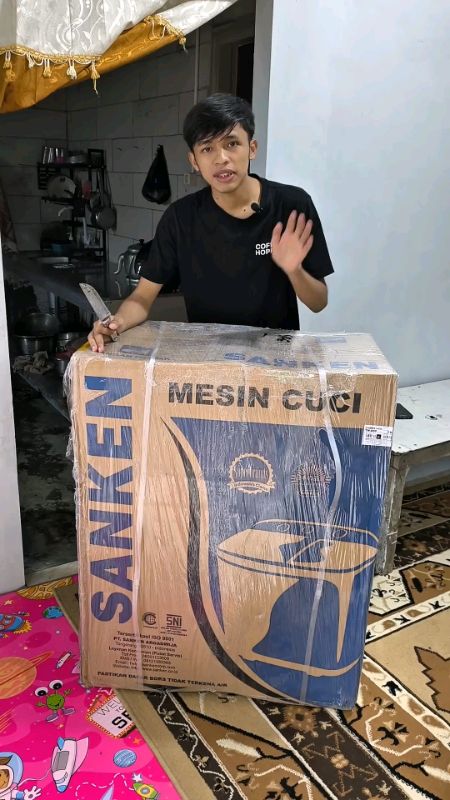 Mesin cuci SANKEN #ahopeehaul #fypshopee #ahopeehaul