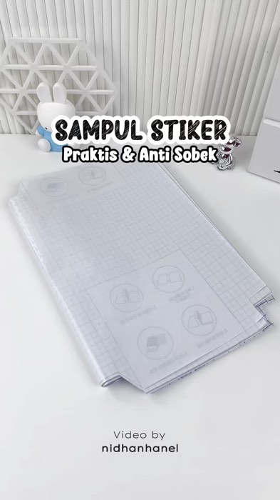 Sampul Buku Plastik Stiker Tahan Air #sampulbuku #sampulbukustiker #sampulbukutulis #sampulplastik #RacunShopee #SpillRacunShopee #ShopeeCOD #sampul