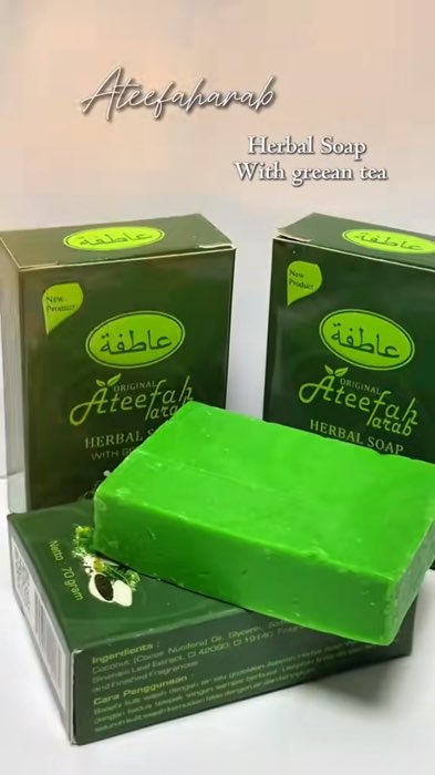 Sabun Herbal ArabAteefah Membuat Kulit Badan & Wajah Lebih Cerah Karena Kandungan Herbal & Coconut Oil