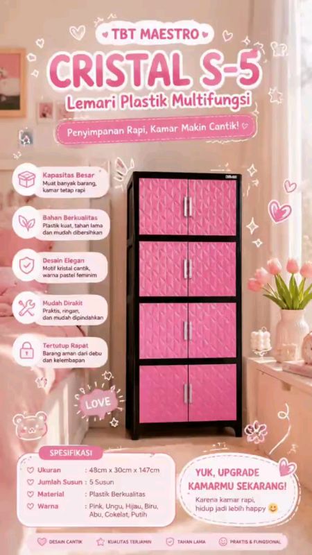 #almariplastik #almaripakaian #almarimurah