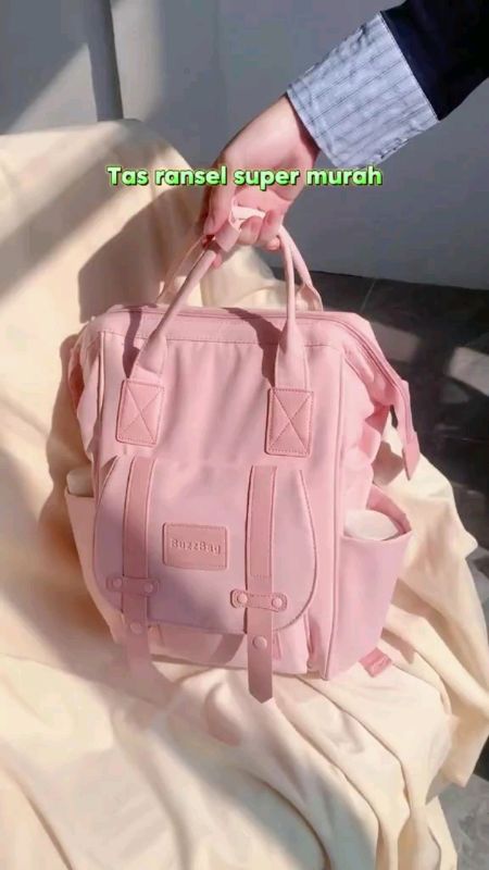 BuzzBag - Tas Ransel Fashion Korea Backpack Anti Air #tas #tasransel #RacunShopee #RacunShopeeCheck #SpillRacunShopee #SpillBawaBerkah #shopeevideo
