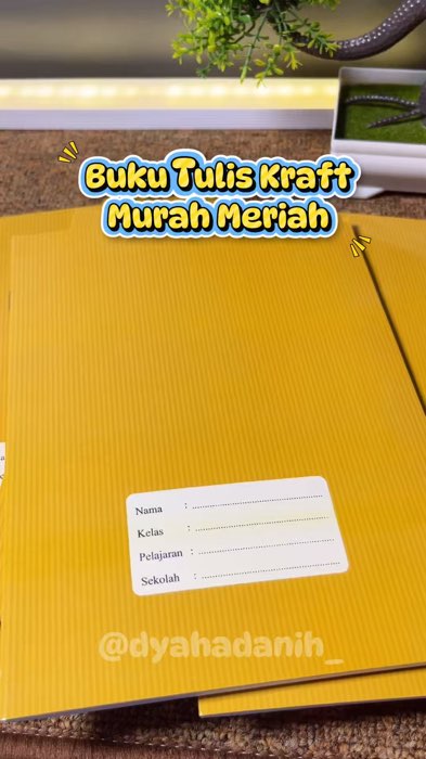 Buku tulis sampul kraft 😍🥰#bukutulis #bukukraft #bukusekolah #GakNyeselBeliIni #ViralDiShopeeVideo #SpillBawaBerkah #perlengkapansekolah