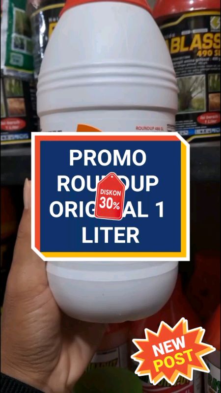 PROMO TERBARU KUALITAS ORIGINAL #herbisidaRoundup1liter #roundup1liter #roundup486sl1liter #ShopeeCOD #shopeevideo