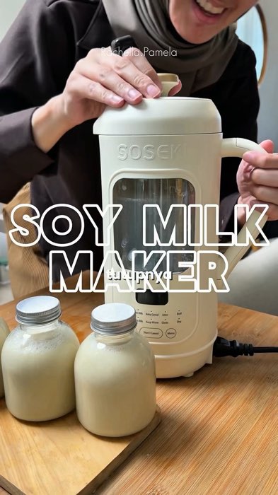 soy milk maker #soymilkmaker #soymilkmakermultifungsi #soseki #susukacangkedelai #GratisOngkirRP0 #RacunShopee #DiskonRacunShopee #Diskon50Persen #cod