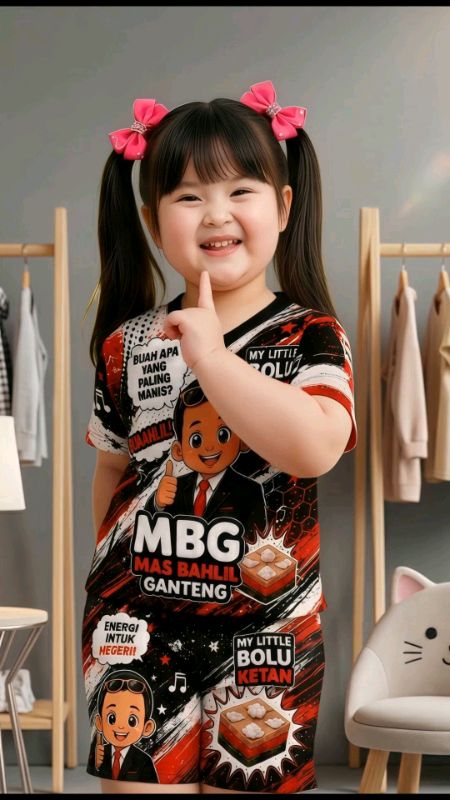 baju setelan anak motif lucu MBG #onesetanakmurah #setelananakmurah #bajusetelananak #onesetanak #bajusetelan #bajuanak