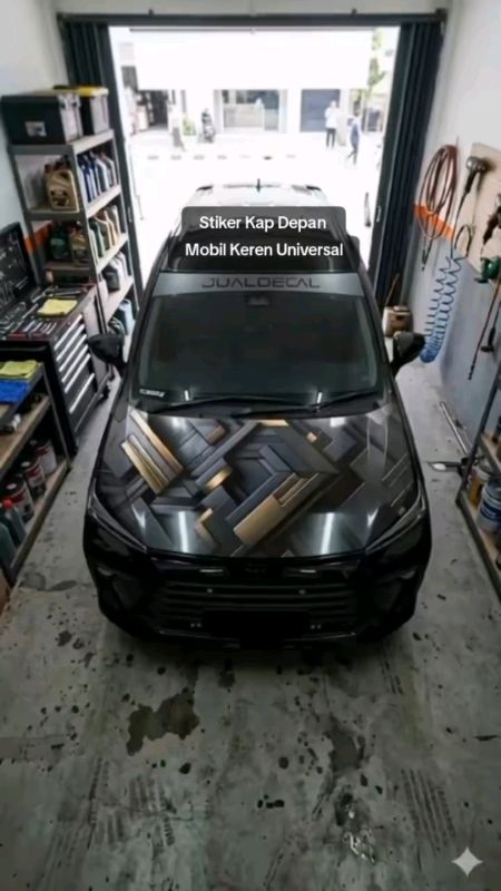 Stiker Decal Kap Depan Mobil  Universal #stikerkapmobil #stikermobil
