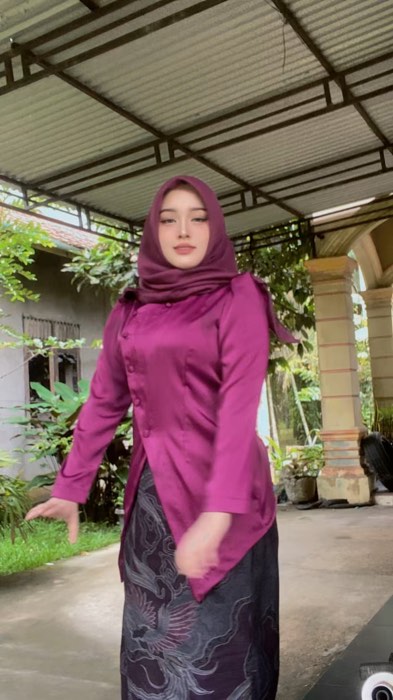 Terbaru Kebaya Wisuda Anak SD SMP Model Janggan Baju Kostum Adat Atasan Lengan Panjang Polos Modern #GakNyeselBeliIni #GratisOngkirRP0 #kebayamodern