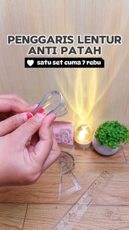 #penggarislentur #penggarislenturmurah #penggarisantipatah #RacunShopee #alatsekolah #perlengkapansekolah #Diskon40RB #GratisOngkirRP0 #ShopeeCOD