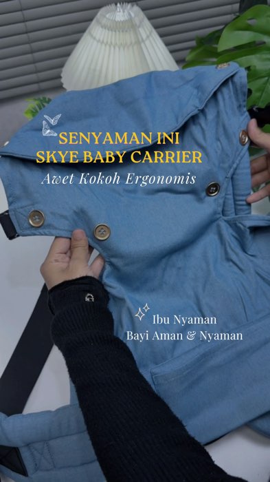 Senyaman Ini 🫶🏼 #skyebabycarrier #gendonganmshape #gendongan #gendongannewborn #gendongandepan #ShopeeHaul #Diskon50Persen #RacunShopeeCheck