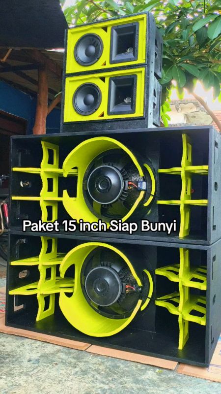 Miniatur siap bunyi #soundsystem #box #linearay #midel #sepeker