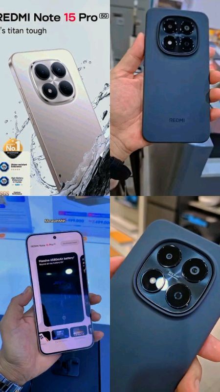 HP Redmi not 15 pro 5G terbaru dan terlaris#redmi #xiomi #Xiomiindonesia #hp #terlaris #terbaru
