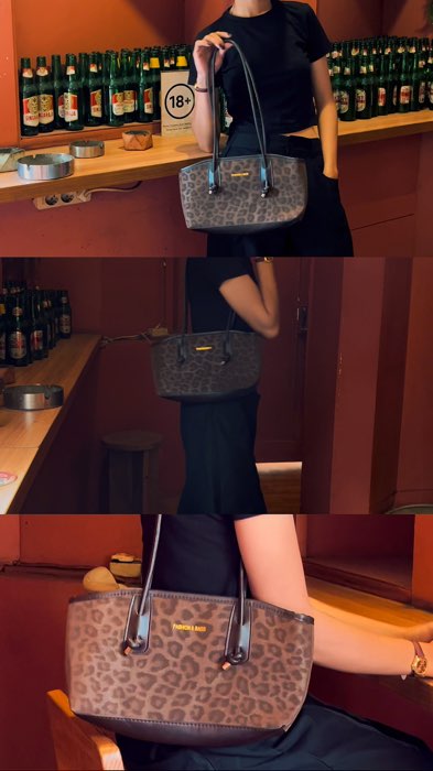 Tas aestetic motif leopart 😍😍👜