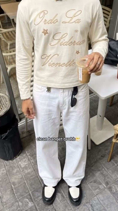 longsleeve boxy celana jeans putih #RacunShopee #ViralDiShopeeVideo #Diskon50Persen #OOTDFashionShopee #DiskonRacunShopee #PromoNonStop #GratisOngkirR