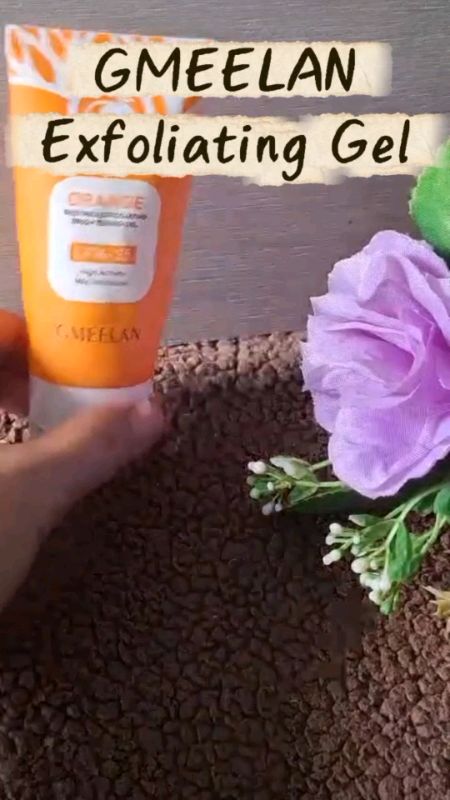 GMEELAN ORANGE EXFOLIATING BRIGHTENING GEL#gmeelan #gmeelanexfoliating #gmeelanskincare #gmeelanlazycream #gmeelanorange #GMEELANFoundation