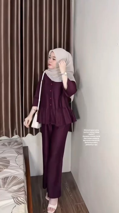 One set keren #onesetmurah #onesetwanita #bajusetelan #ViralDiShopeeVideo #ShopeeFashionHaul #RacunShopee #OOTDFashionShopee