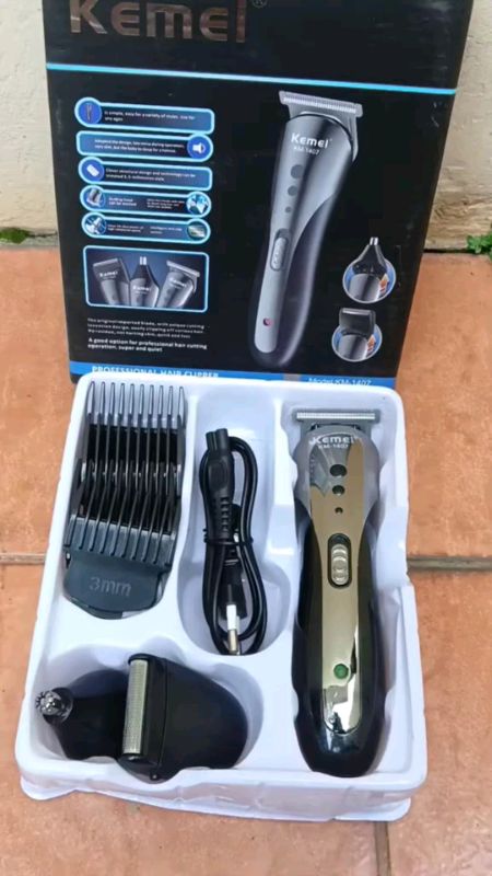 KEMEI - Alat Cukur Rambut Elektrik 3in1 Hair Clipper KM 1407 Tanpa Kabel Alat Pencukur Kumis Jenggot#ShopeeBeautyHaul #shopeeterkin #spillracunshope