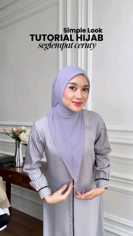 Bikin penampilan makin manis dalam hitungan menit! 💕 Tutorial hijab ini wajib dicoba. Klik keranjang kuning dan belanja sekarang di Shopee!