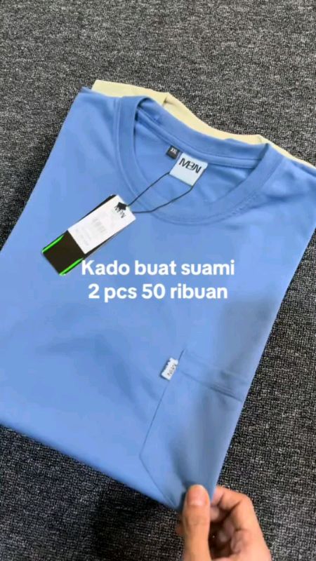 Kaos bahan adem bagus cocok buat kado suami#RacunShopee #TermurahDiShopee #SpillBawaBerkah