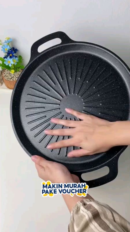 Panggangan BBQ Anti Lengket 32-34cm Sehat#pangrill #panggangan #pangrillantilengket #ShopeeCOD #ShopeeLook #RacunShopee #SpillRacunShopee