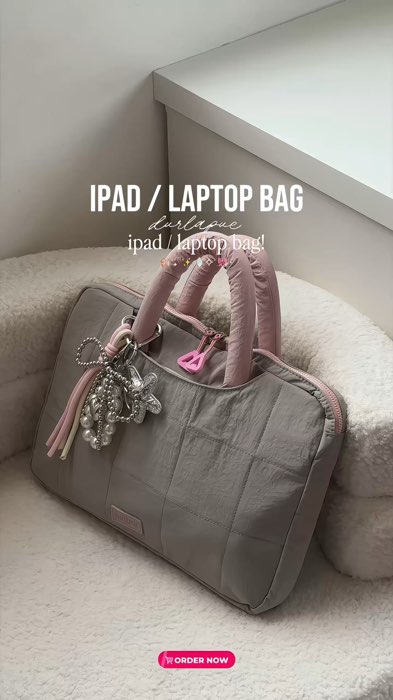 ipad / laptop bag 🩶💫#taslaptop #taslaptopmurah #taslaptopwaterproof #tasipad #tasipadmurah #TasiPadTahanAir #RacunShopee #ViralDiShopeeVideo #fyp