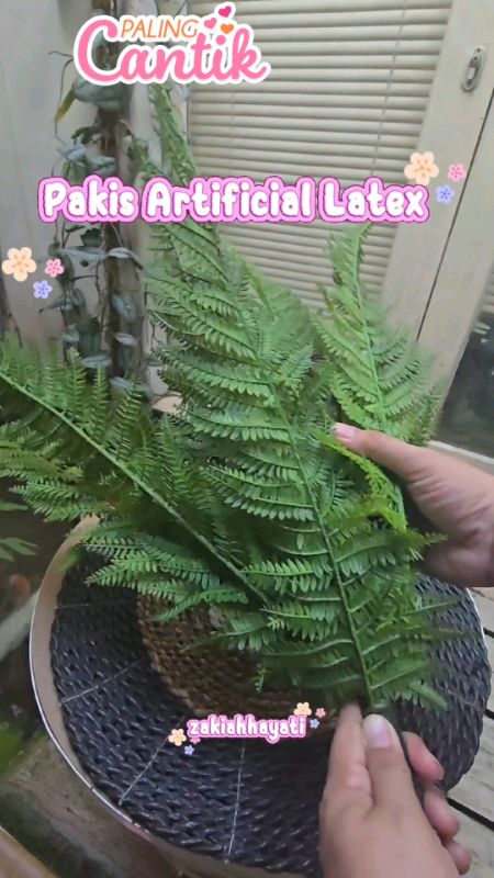 Cantik 🌿 @borneo_treehouse #pakisartificial #tanamanlatex #tanamanartificial #RacunShopee #SpillRacunShopee  #GratisOngkirRP0 #ViralDiShopeeVideo #co
