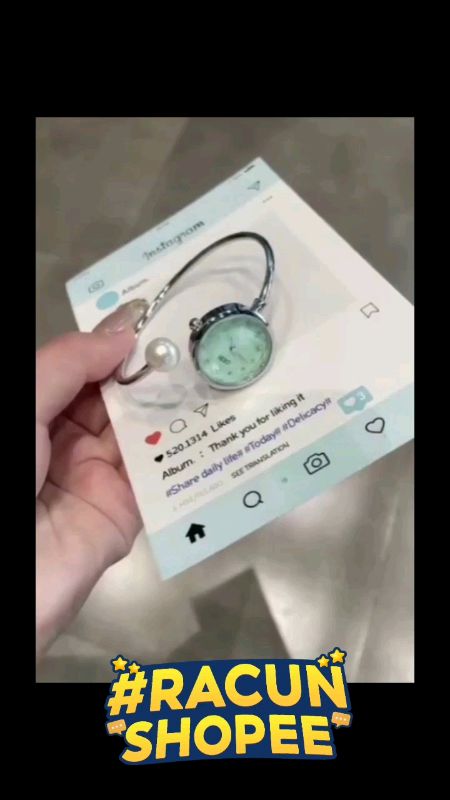 #jamtanganwanita #gelangjamtangan #cute #aesthetic #jamTanganmodelgelang #terbaru #FashiondiShopee