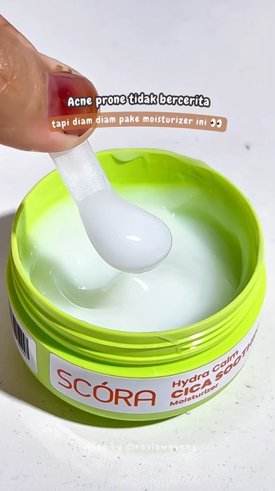 Moisturizer buat acne prone tapi tetap ringan dan calming? 💖 #ShopeeLook #SpillBawaBerkah #moisturizerterbaik #scorahydracalmcica #moisturizerviral