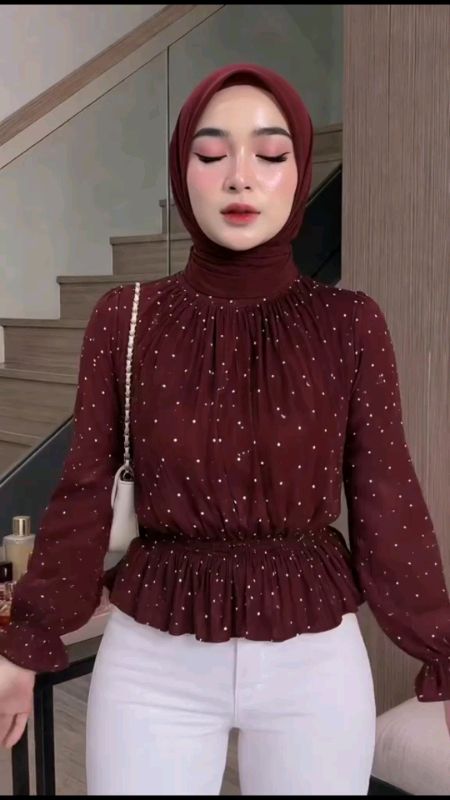 Tampilmanis dengan atasan kekinian ini look km jd feminim dan stylish#atasanwanita#outfitideas#bajuwanita#blousewanita#SpillBawaBerkah#fyp