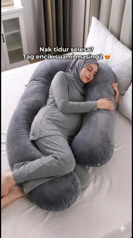 Bantal ibu hamil PREMIUM/sarung bisa di LEPAS PASANG/ sarung bisa di CUCI maternity pillow / kasur ibu hamil #bantalibuhamil #ShopeeCOD #RacunShopee