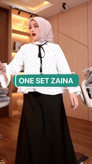 ￼Gwenza - Zaina Setelan Rok Motif - Muslim Wanita#shopeevideoviral #SpillRacunShopee #CODin #FashiondiShopee #RacunShopeeCheck #affiliateshopee #fypシ