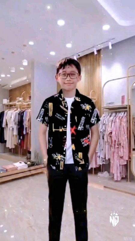 kemeja motif anak-anak lengan pendek keren dan terbaru usia 9tahun sampai 14tahun #shopeevideofeed #SpillBawaBerkah
