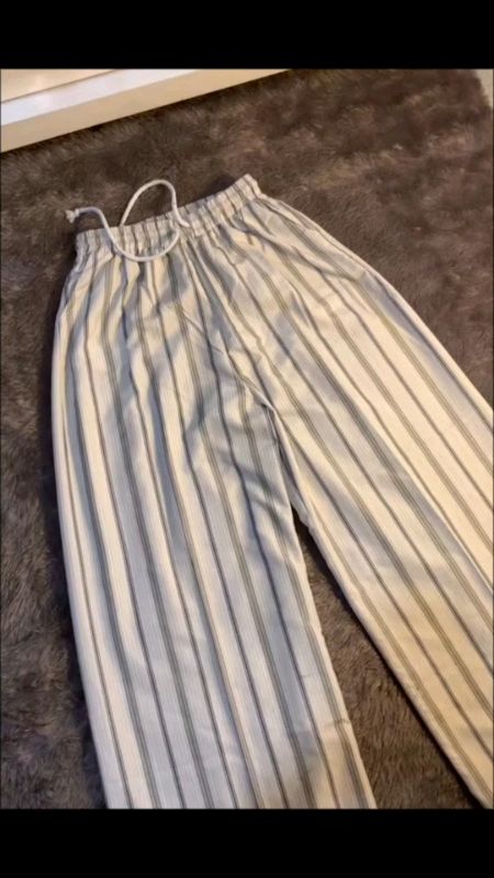 #FashiondiShopee #RacunShopee #ShopeeCOD #stripepants #everydaypants