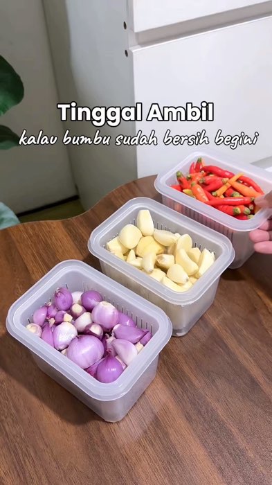 Foodprep bumbu kalau mau masak tinggal ambil aja #foodprep #wadahbumbu #wadahserbaguna #foodcontainer #kotakpenyimpanan