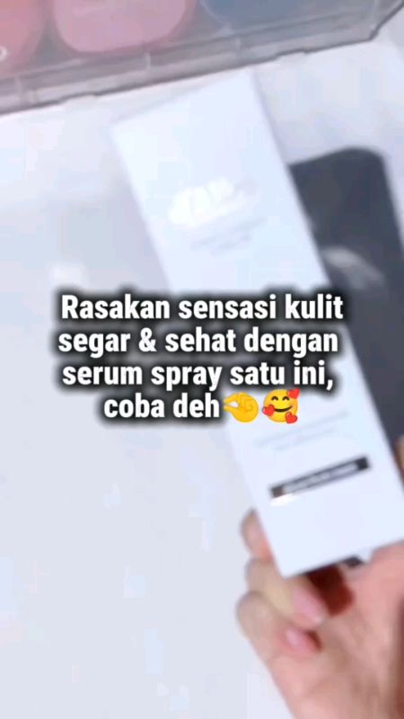 Segarkan wajah dengan serum spray ini #SpillRacunShopee #RacunShopee #dalbawhitetrufflefirstsprayserum #dalbasprayserum #dalbaserum