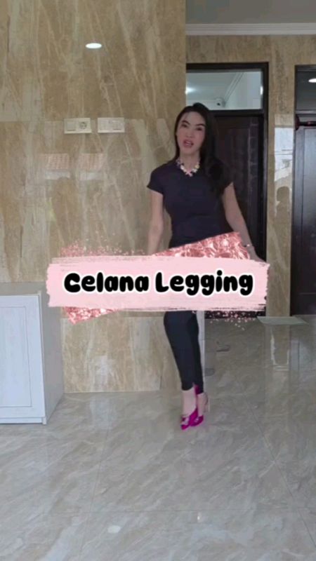 Legging bahan Korset. MANTEB! #leggings #RacunShopee #shopeevideo #fyp