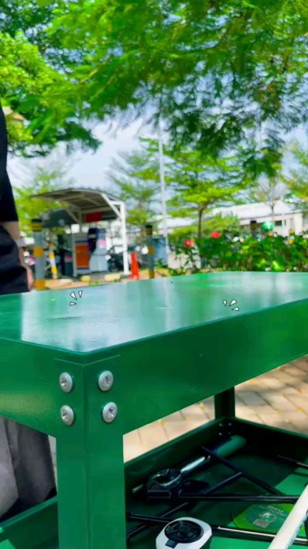 Toolbox mini 12 inch isku, size mini tapi muat banyak,plus ada tempa kecil buat perkakas alat kecil #RacunShopee #CODinApa #GratisOngkirRp0 #ShopeeCOD