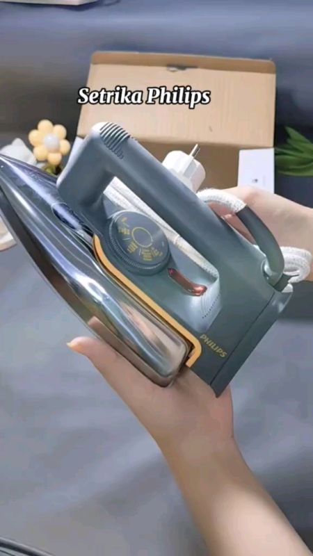 setrika anti lengket Philips #setrikamini #setrikalistrik #setrikaphilips #setrikaphilipsberkualitas #fypshopee #fypdooonggggggg