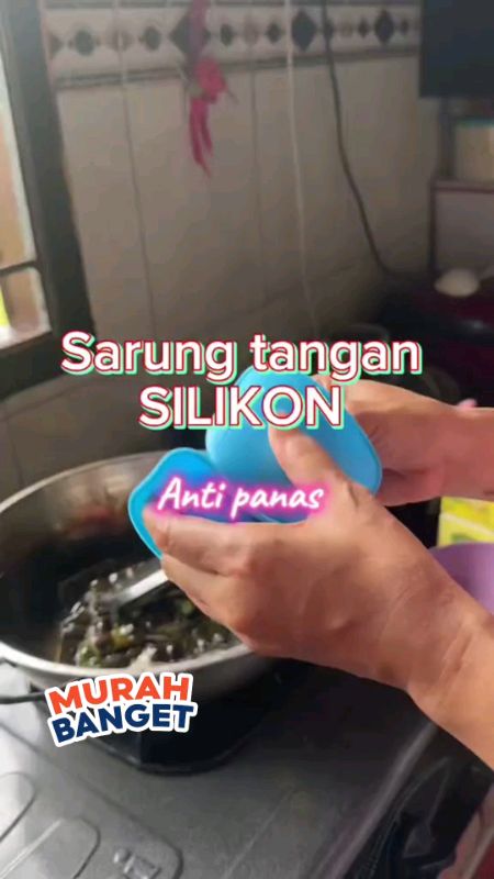 Sarung Tangan Silikon Anti Panas #RacunShopee #SpillRacunShopee #murahbanget #sarungtangansilikon #silikonantipanas