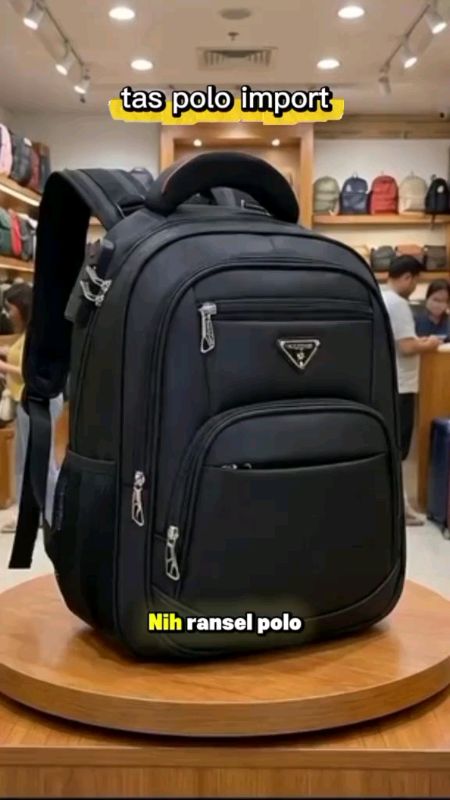 Polo Star Tas Ransel Sekolah Anti Air Tas Kerja Full Fitur