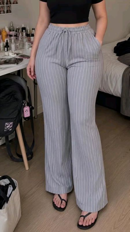 #stripepants #celanapanjang #trendingviral