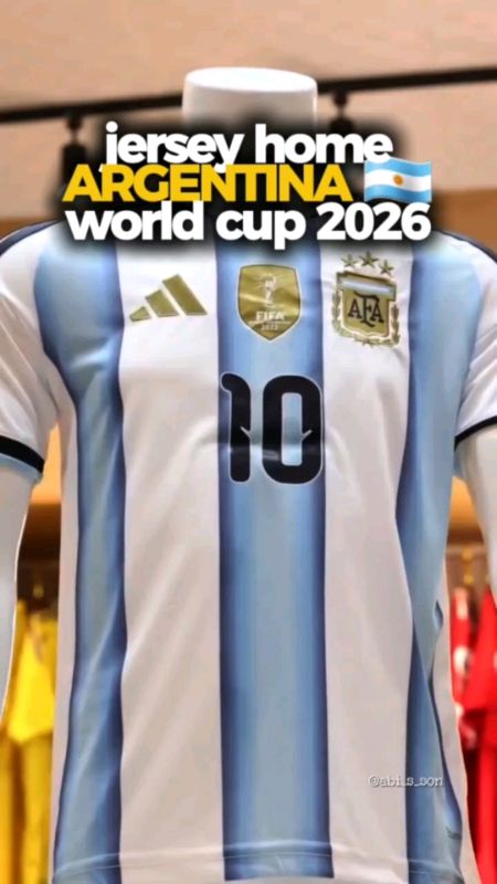 Jersey #Argentina 🇦🇷 Home 2026 #jerseybola #pialadunia2026 #worldcup2026 #bajubola #jerseyargentina #messi #lionelmessi #blokecore #kaosbola #pildun