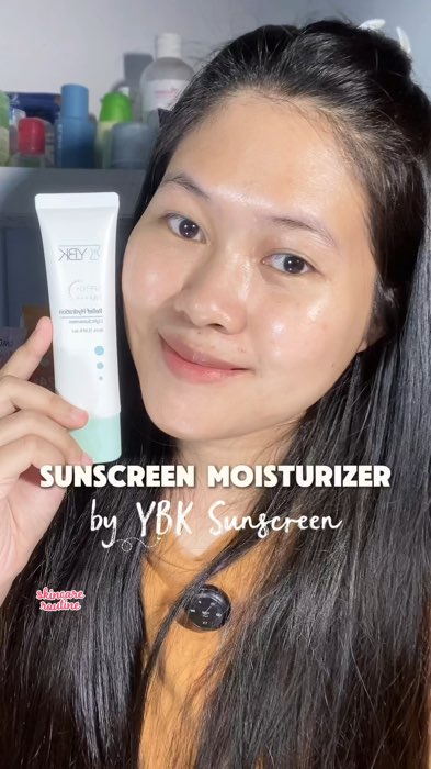 Sunscreen moisturizer by YBK cosmetics #YouthBalanceKosmetics #YBK #lightsunscreen #dailysunscreen #ShopeeCOD #ShopeeBeautyHaul #Diskon60Persen #fypシ
