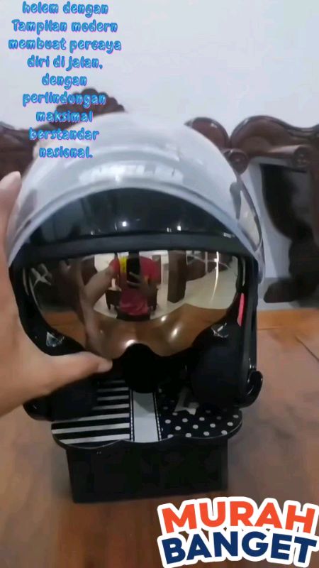 Helm Niels Azura Double Visor #nielsazura #helmdoublevisor #RacunShopee #DiskonRacunShopee #GakNyeselBeliIni #ViraldiShopeeVideo #Viral