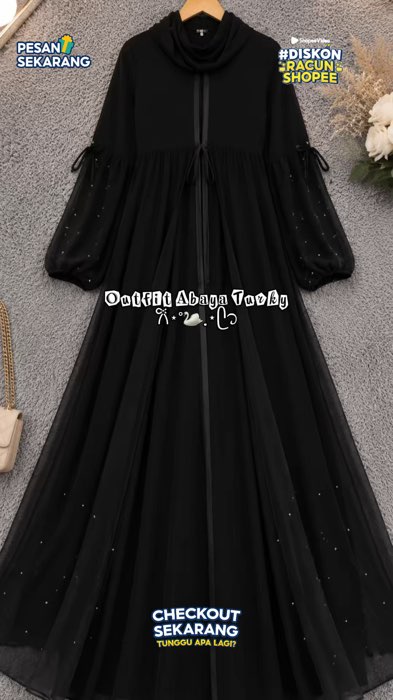 Nadira Abaya🖤#nadiraabaya #abayaturkey #abayaturkycantik #abayaturkyhitam #abaya #RacunShopee #ceshbeck40persen