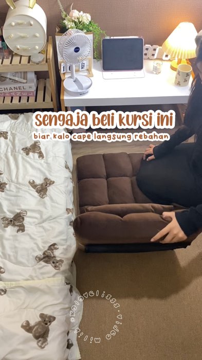 cocok untuk kaum rebahan/kaum mode, bisa mode  tegak, mode santai, mode rebahan #RacunShopee #SpillBawaBerkah #SpillRacunShopee #kursilasehan