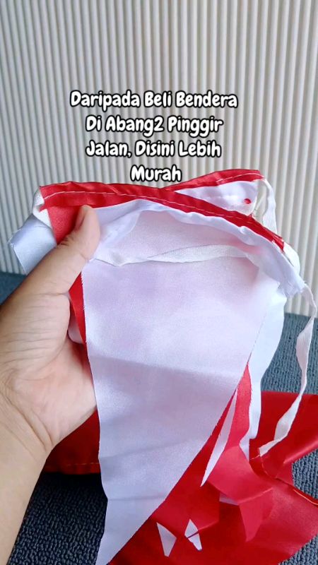 #Diskon50Persen #SpillRacunShopee #SpillBawaBerkah #RacunShopee #benderamerahputih #benderasegitigakain #benderasegitigamerahputih #bendera17agustus