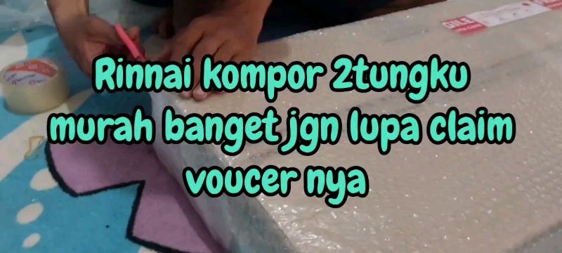 Rinnai 2tungku masa cm 300rban murah nya kebangetan #murah #keren #kece