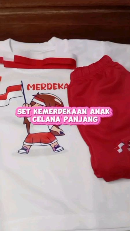set kemerdekaan anak celana panjang #setelankemerdekaananak #setelan17agustus #setelanmerahputih #SpillBawaBerkah #BadaiTapiBudget #RacunShopee
