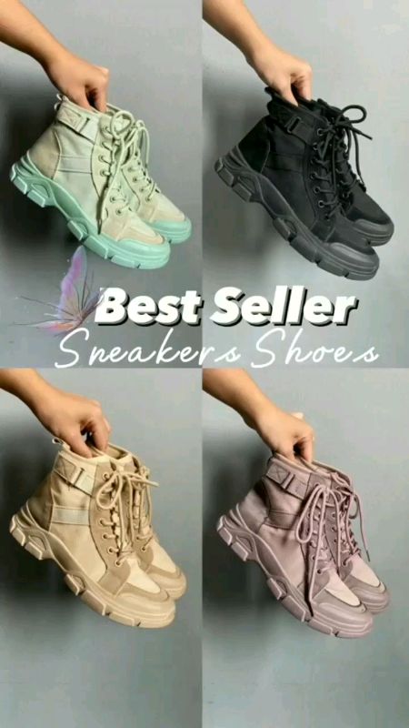 keren banget sepatu nya😍 #sepatubootswanita #sepatusneakersbootswanita #FashiondiShopee #ViralDiShopeeVideo