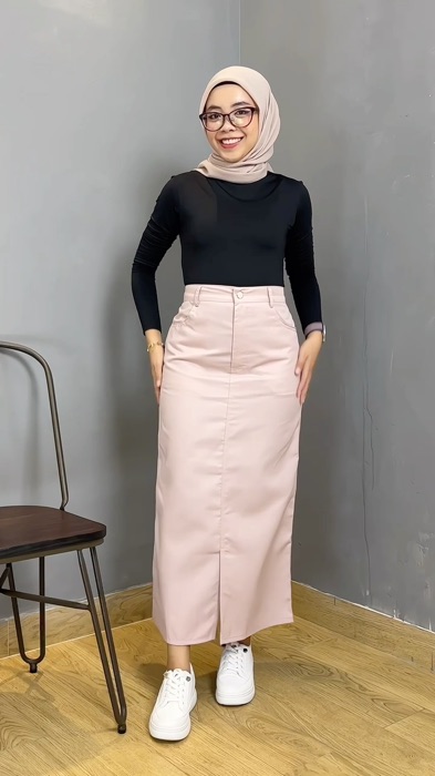 #RacunShopee #hloutfit #hanakoreanmidiskirt #rokmidi #rokmidiskirt